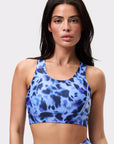 Stronger signature sports bra Blue Flow