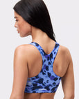 Stronger signature sports bra Blue Flow