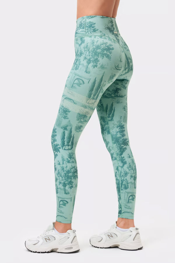 The Printed One Legging Green