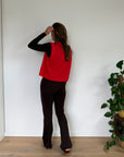 JDY pretty flare broek Bruin