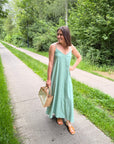 JDY Estelle dress green