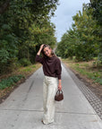 JDY Nanna sweater Brown