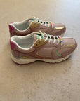 Pink sneakers