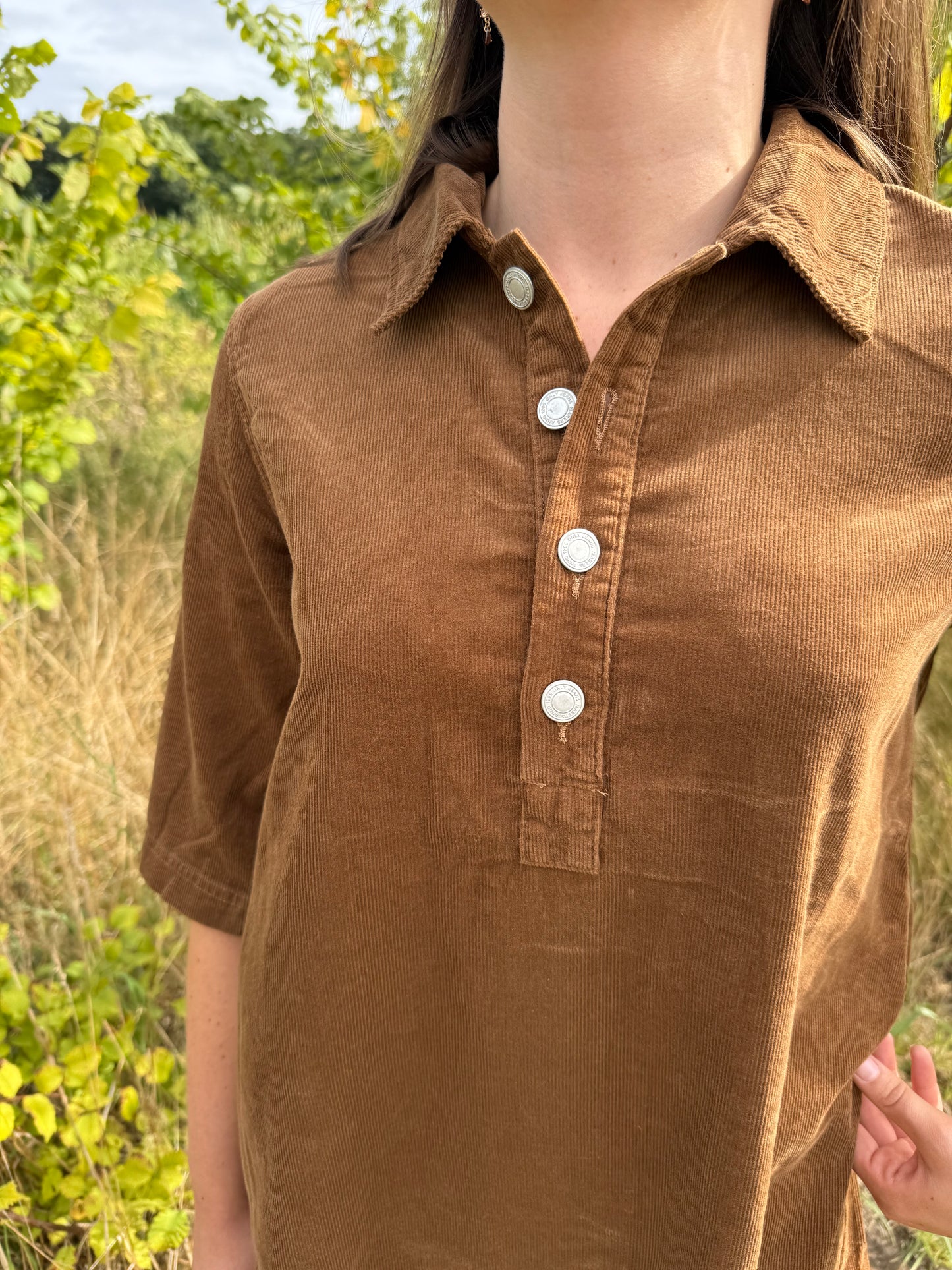 Only Gry dress brown