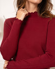 Clara longsleeve bordeaux