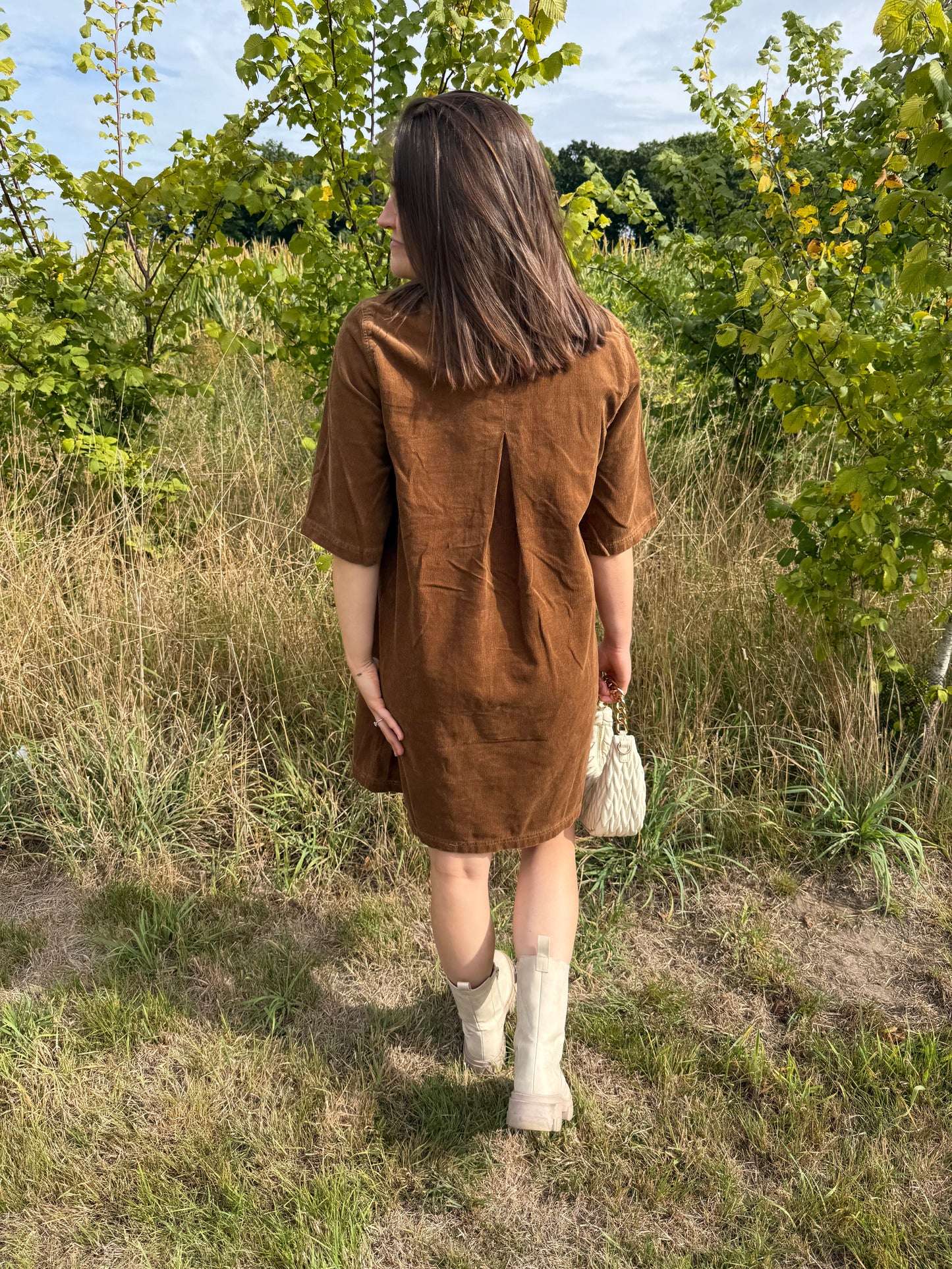 Only Gry dress brown