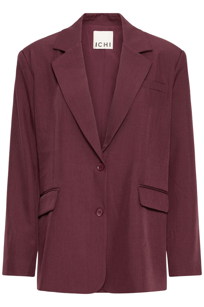 Ichi Fava blazer bordeaux