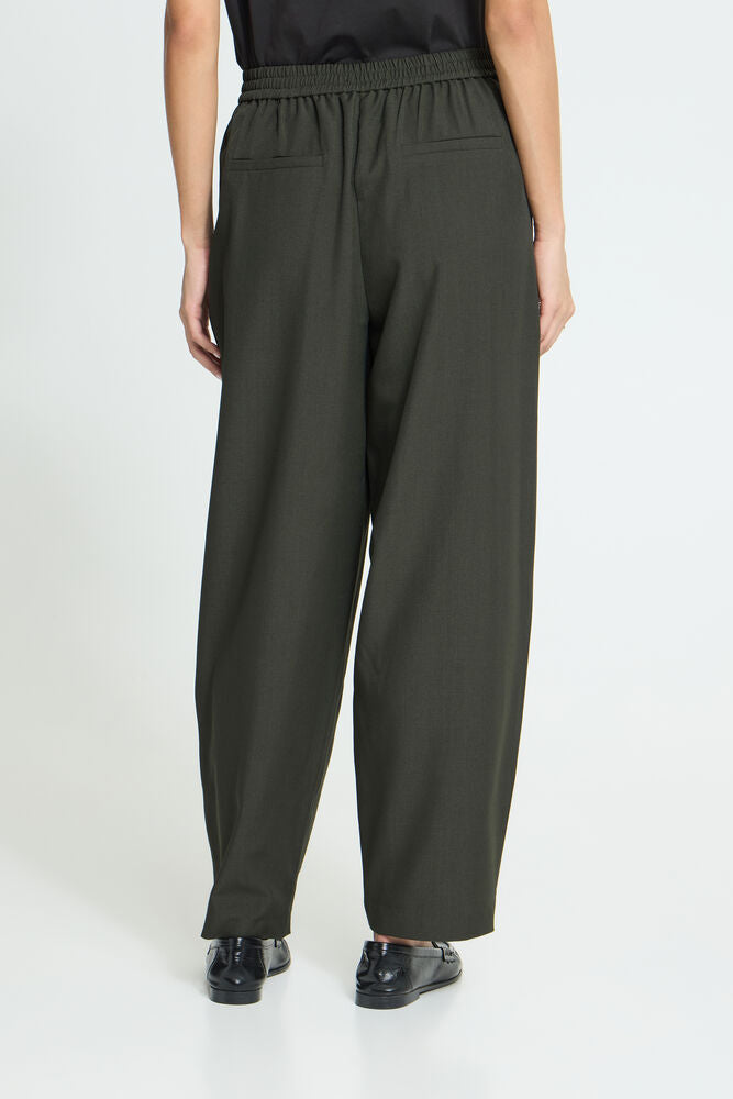 Ichi Fava Barrel broek Green