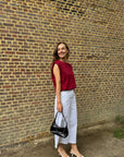 JDY Mara top bordeaux