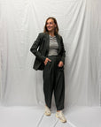 Ichi Fava Blazer green