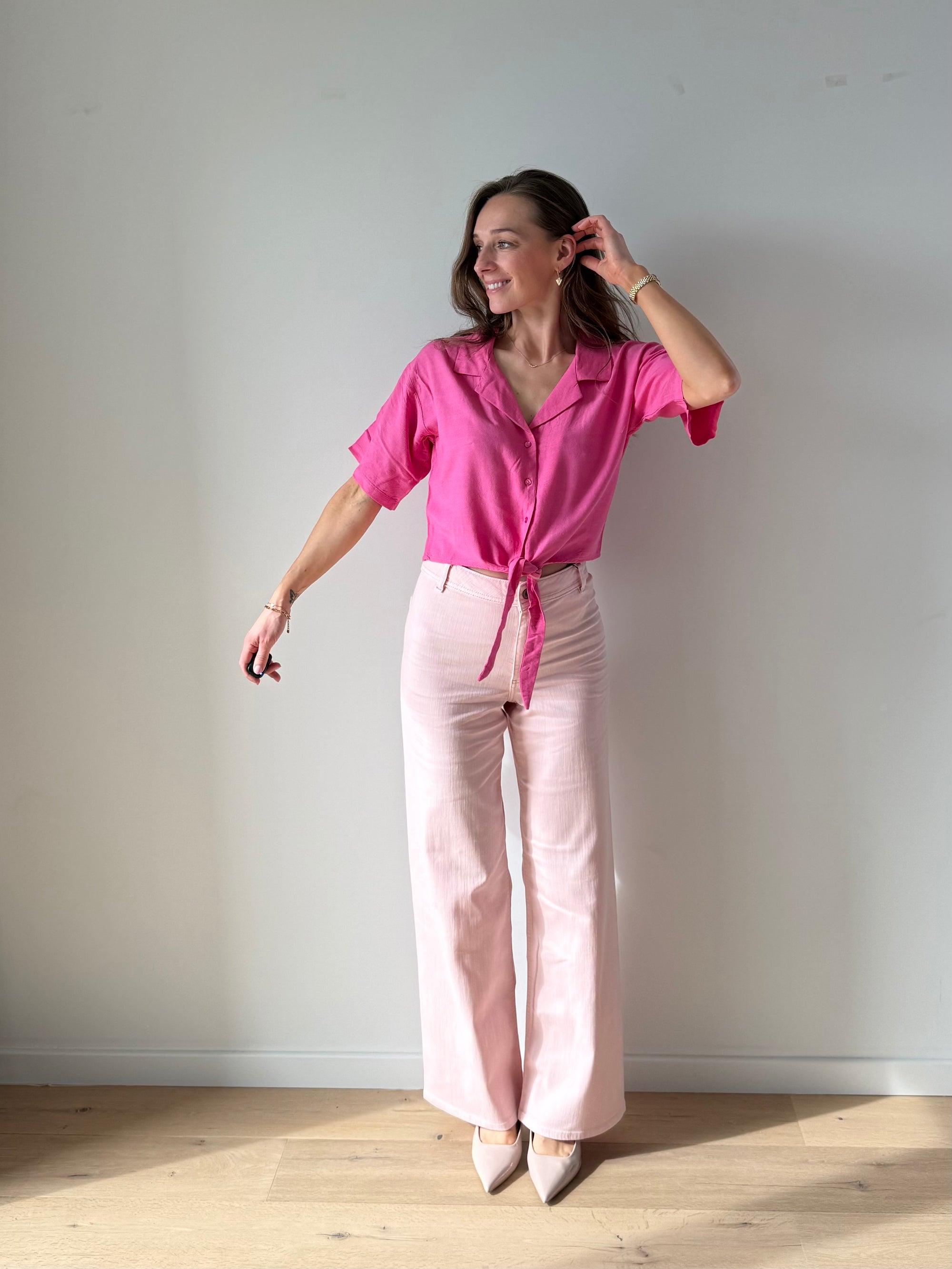 JDY Caya Top Pink