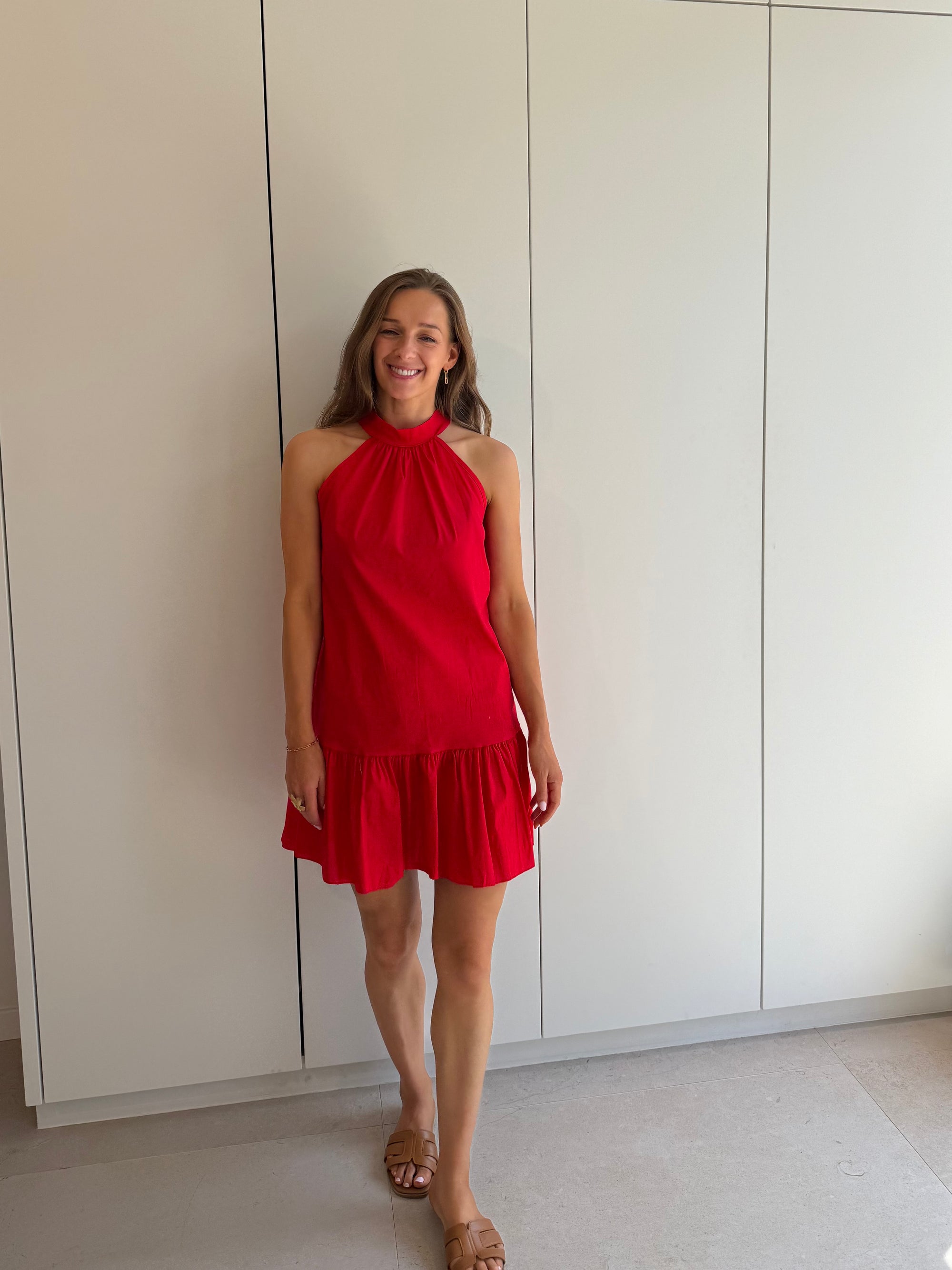 Mila dress red TU