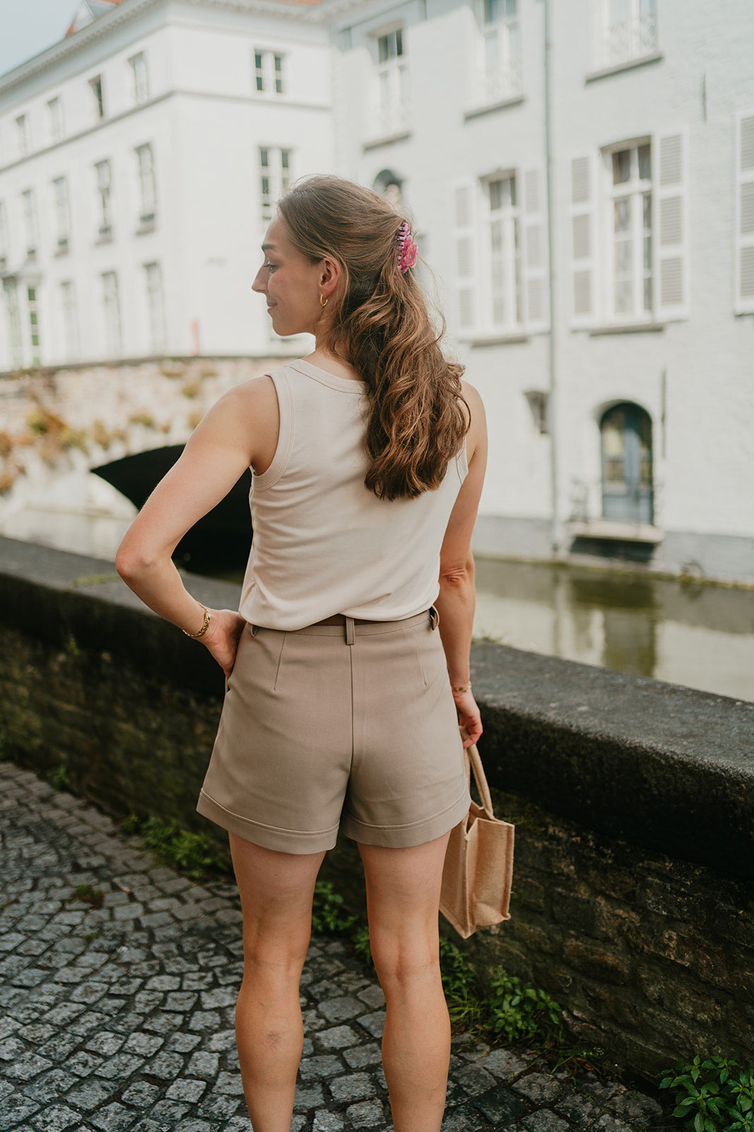 Lucie taupe short