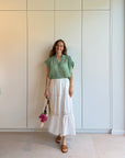 Marie green blouse