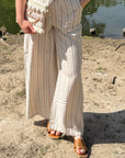 ICHI Linno Pants Stripe