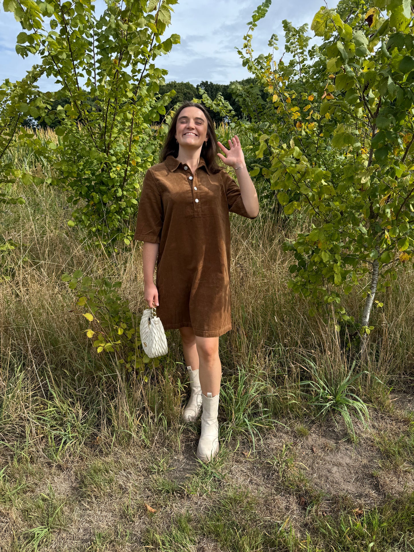 Only Gry dress brown