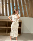 ICHI Mania top beige