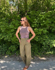 JDY Selma Barrel pants Kaki