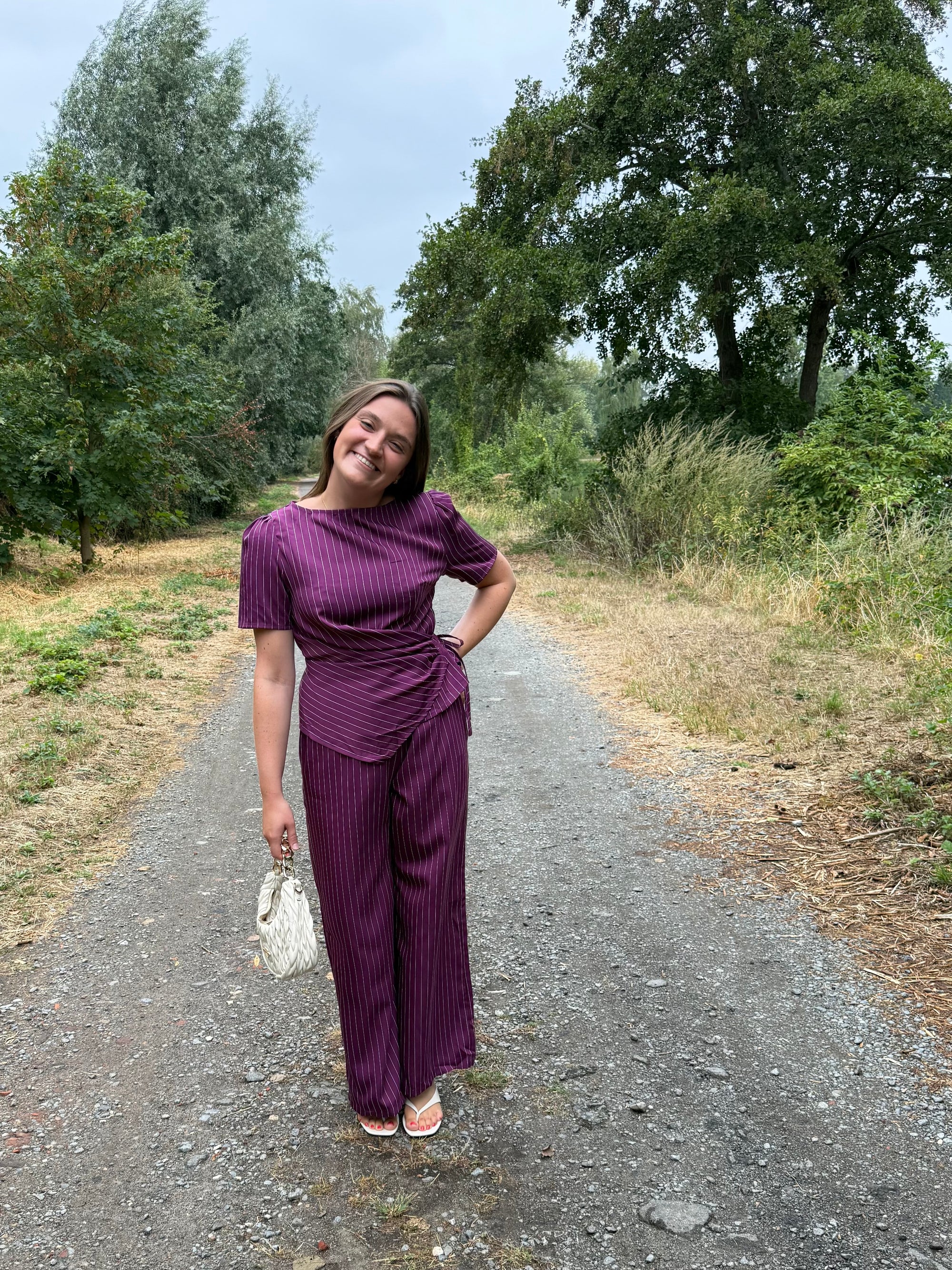 Riva set plum