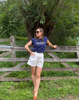 Lucie white short