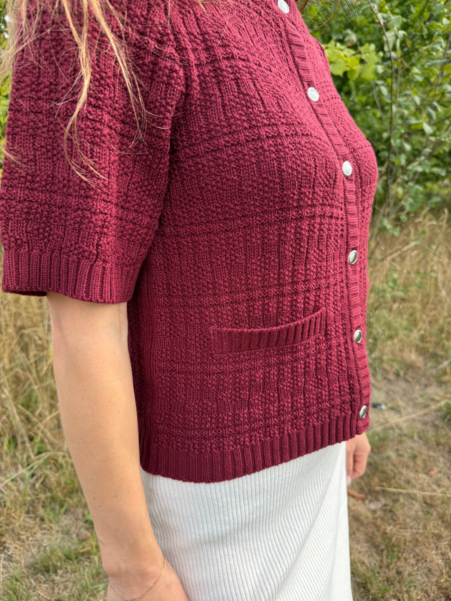 JDY Tikka Cardigan Bordeaux