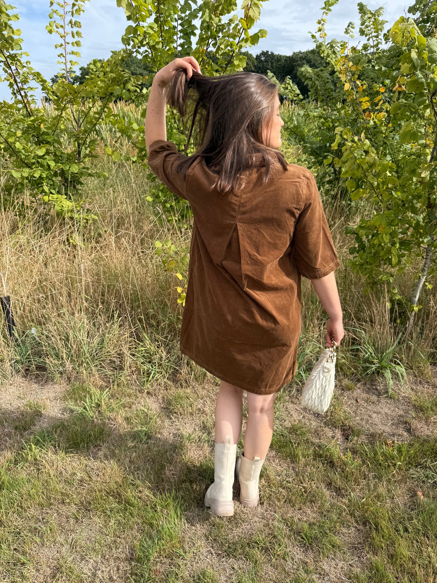 Only Gry dress brown