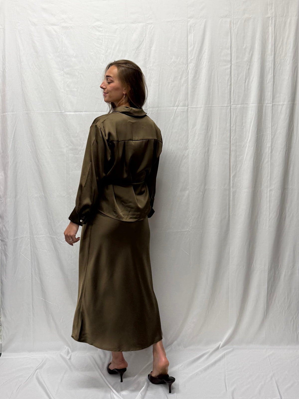 JDY Aria skirt Teak