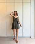 Noa short dress Kaki