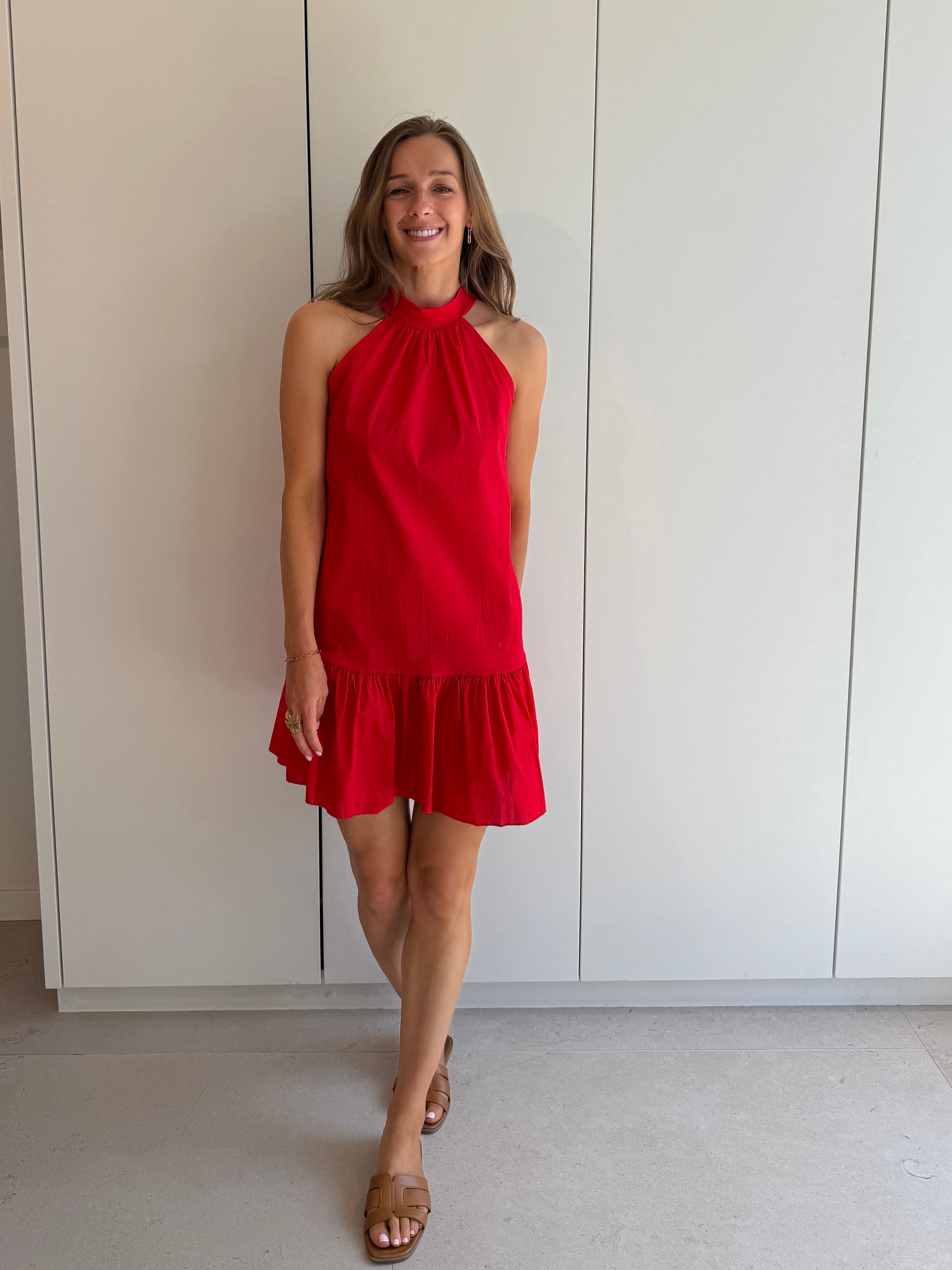 Mila dress red TU