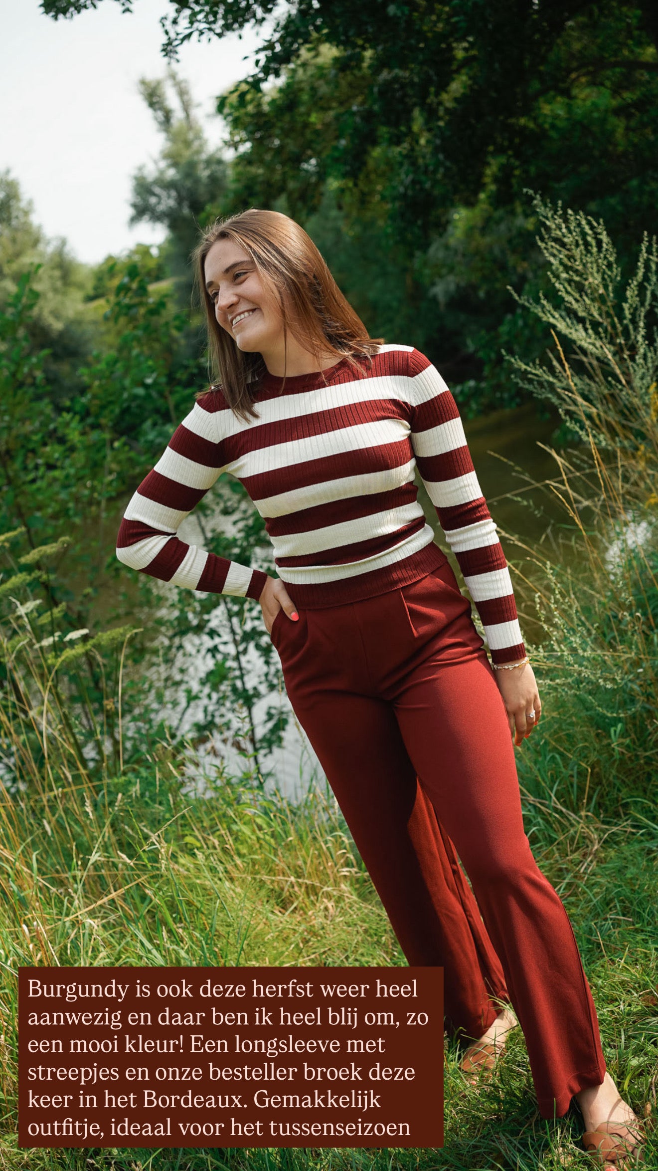 Jdy plum knit Burgundy