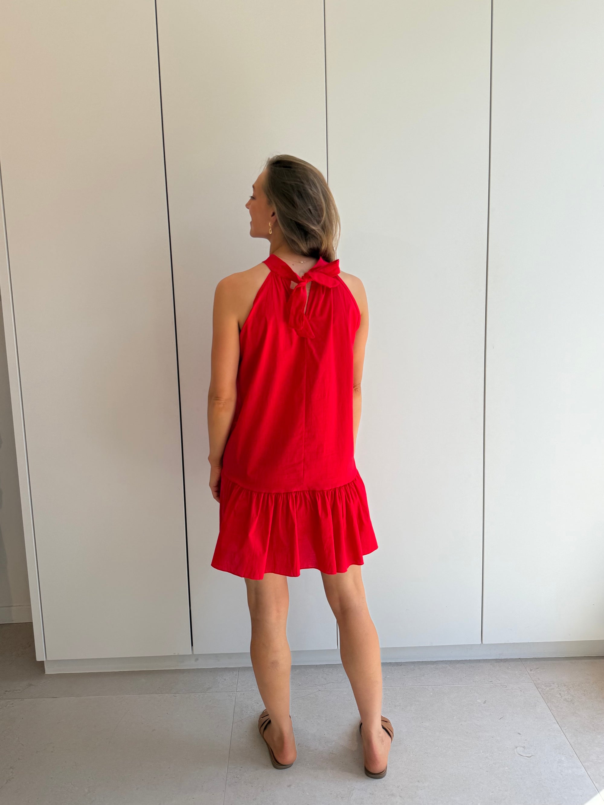 Mila dress red TU