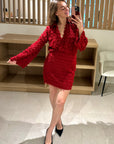 Louise dress red