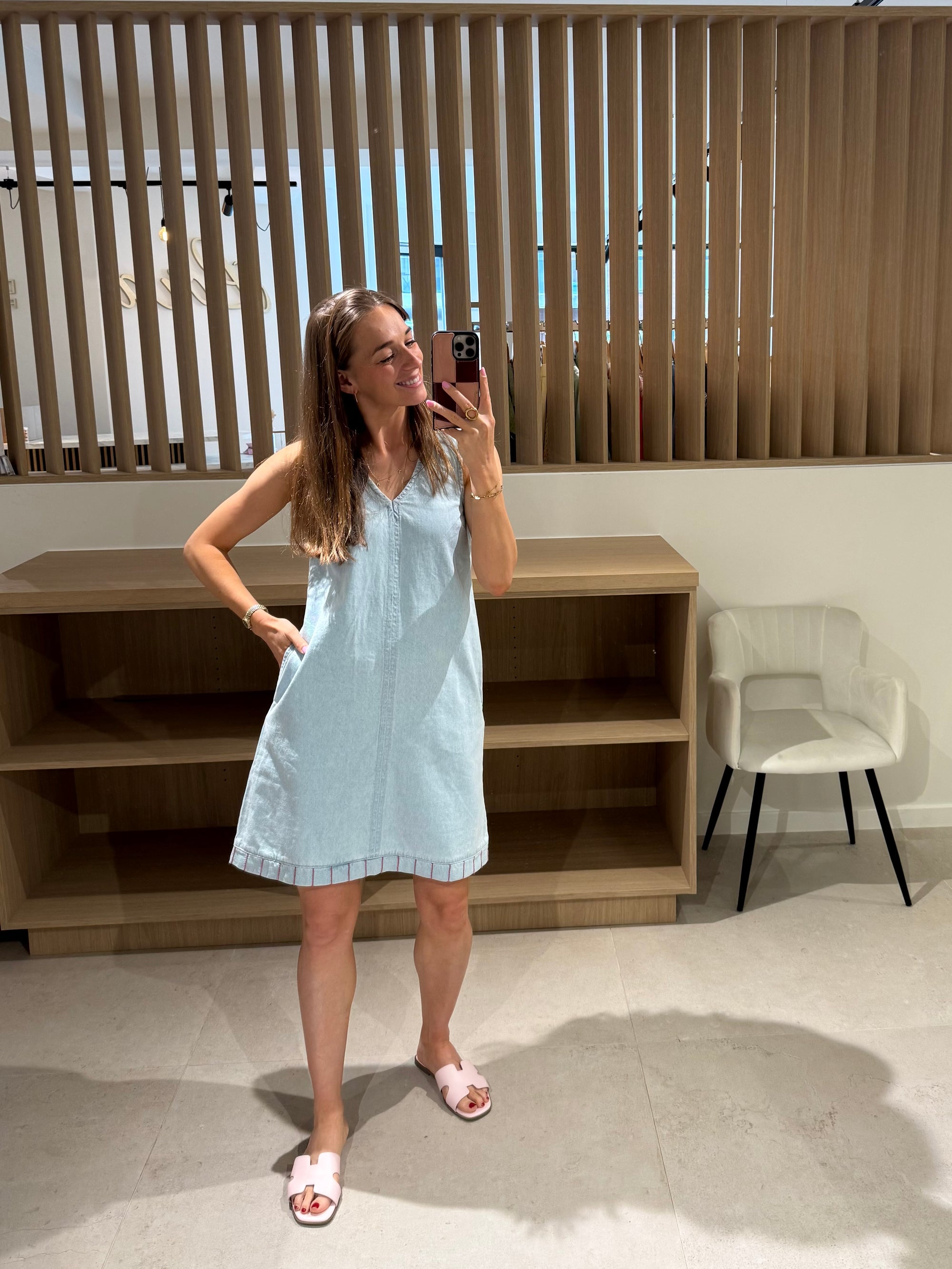 Ichi Kiara jeans dress