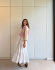Olivia long white skirt