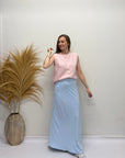 JDY Aya Maxi Skirt Blue