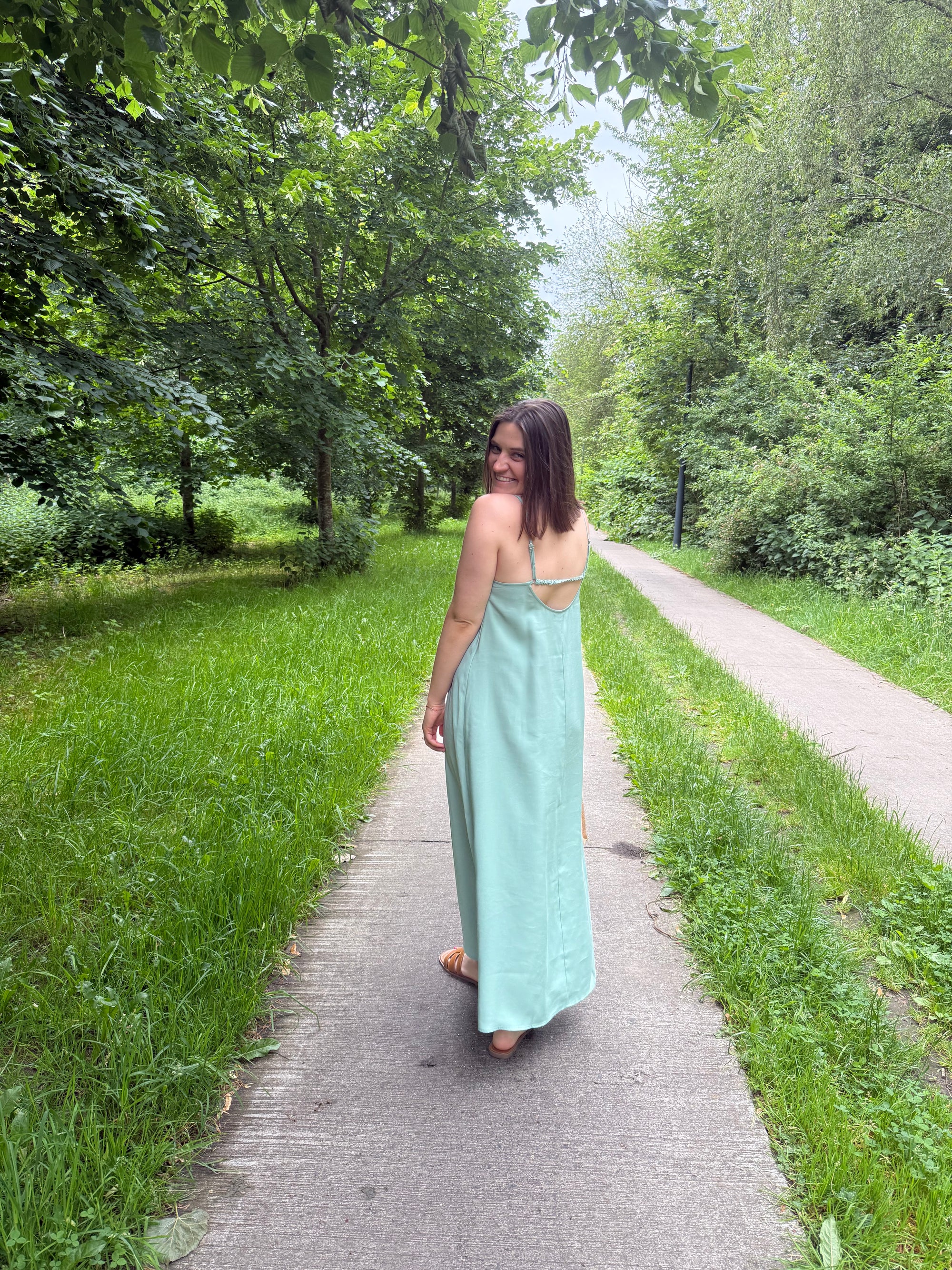 JDY Estelle dress green