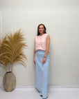 JDY Aya Maxi Skirt Blue