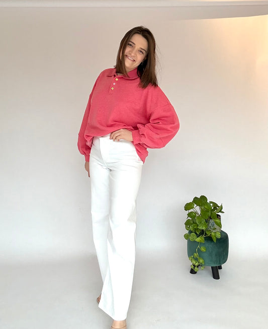 Jdy Iris Wide Pants White