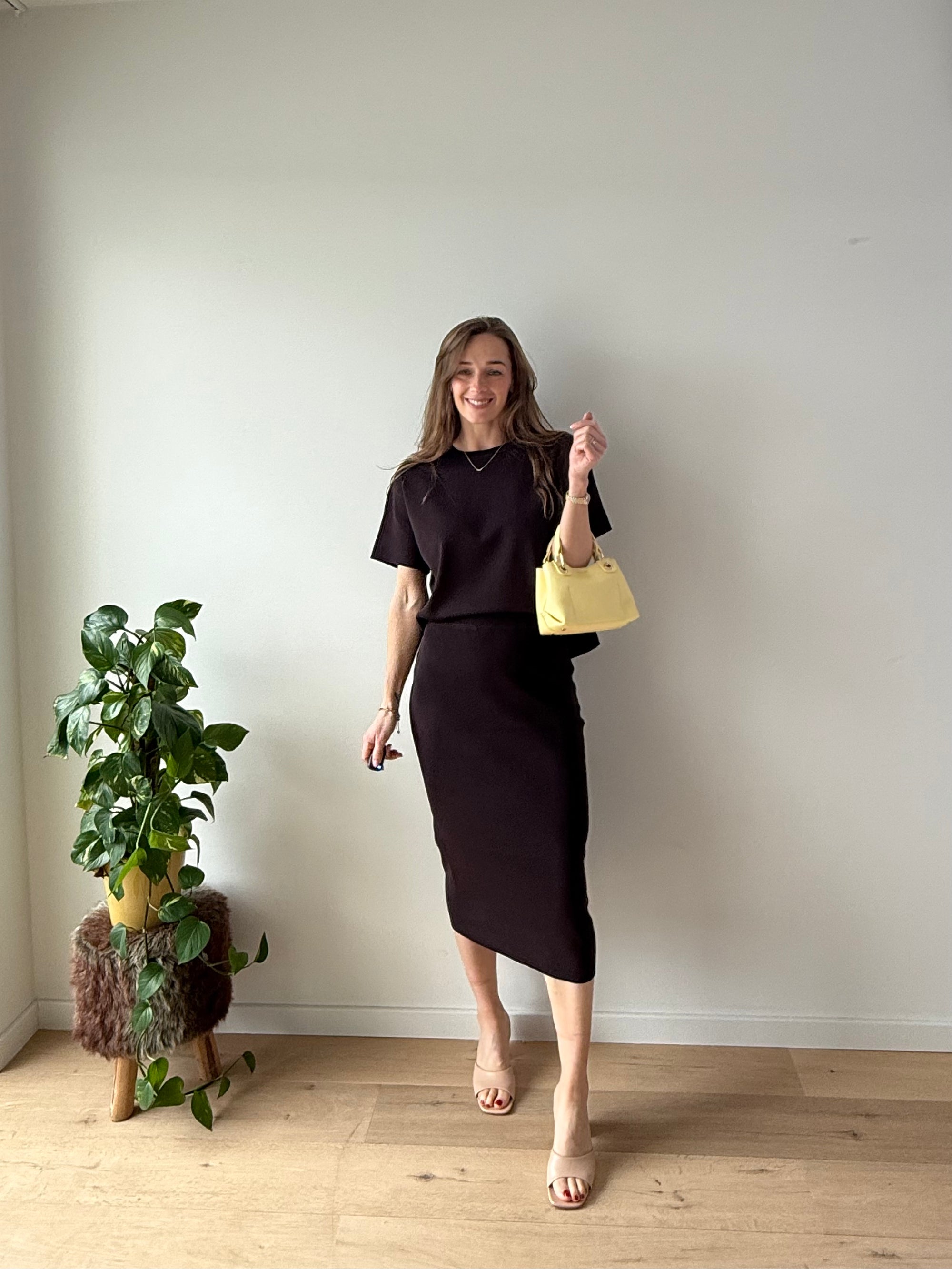 JDY Astra skirt Brown