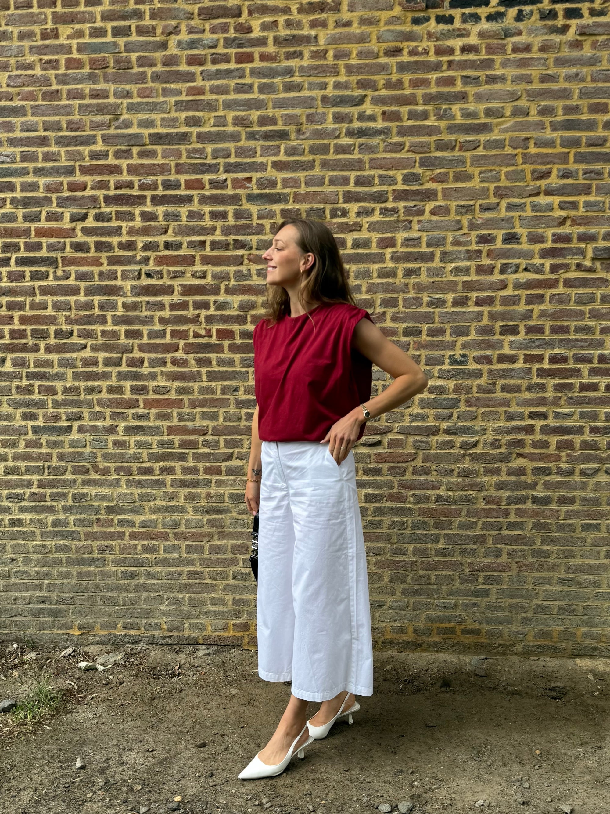 JDY Mara top bordeaux