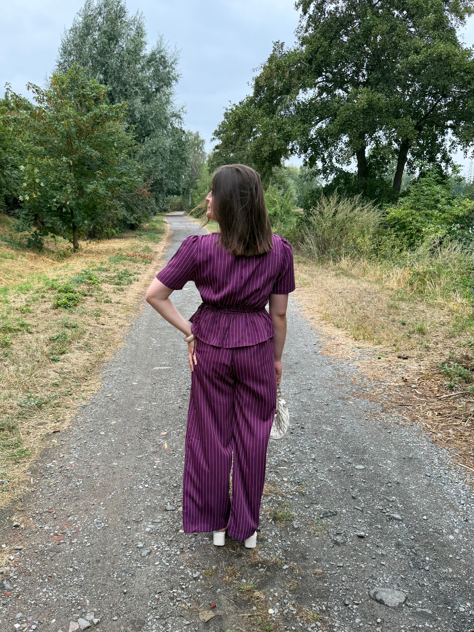 Riva set plum