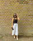 JDY Aura pants white