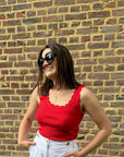Jdy Nanna top red