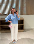 JDY Marina Pants White