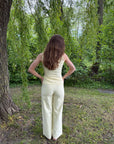 ICHI Kate broek Geel