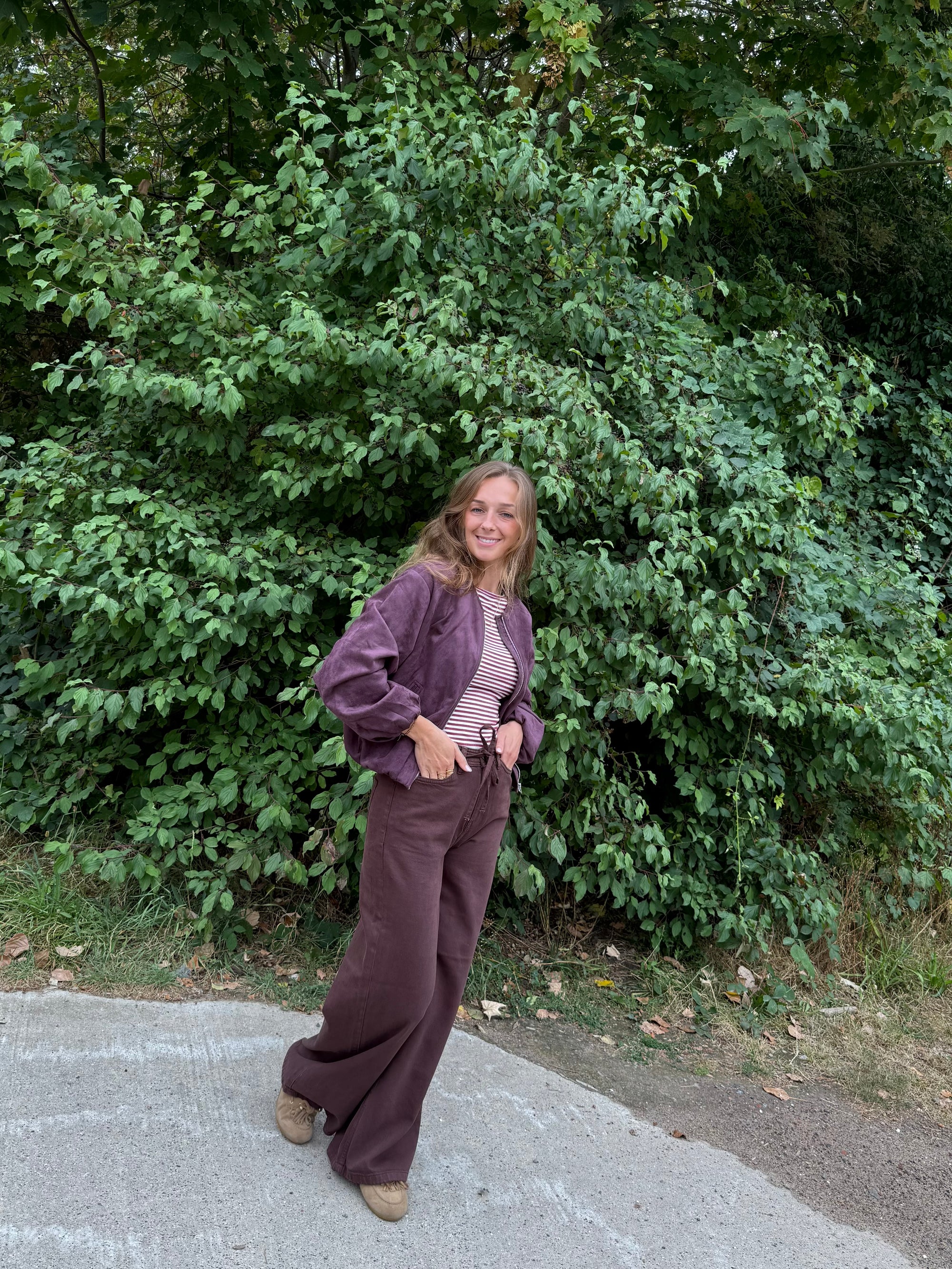 JDY Nia jacket aubergine