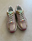 Pink sneakers