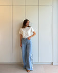 JDY Gaisa tshirt White