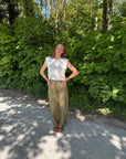 JDY Selma Barrel pants Kaki