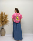 Only Minna t-shirt Lemon Pink